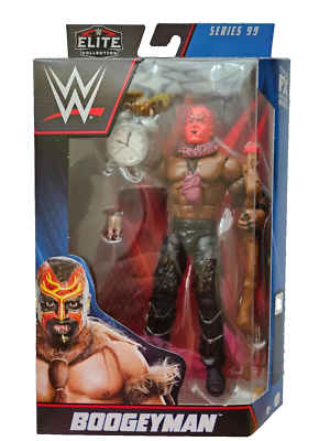 WWE Mattel Elite Boogeyman Chase Variant Red Head PACKAGE WEAR