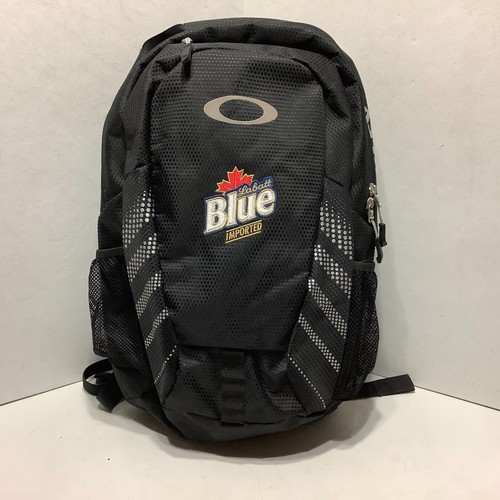 Oakley #92604 Backpack Black Labatt Blue Imported Embordered Front 18 ...