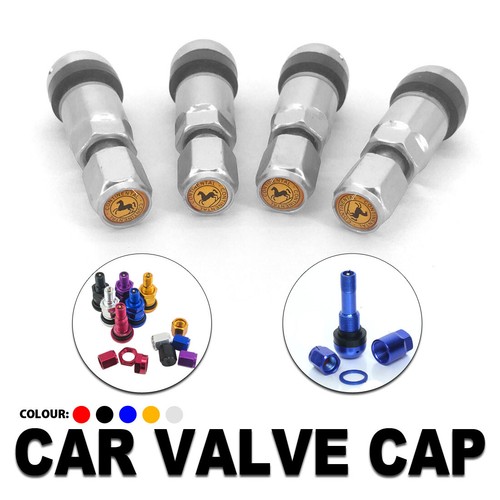 4Pcs Aluminum Tire Wheel Rims Stem Air Valve Caps Tyre Cover Car Truck Bike - Picture 10 of 10