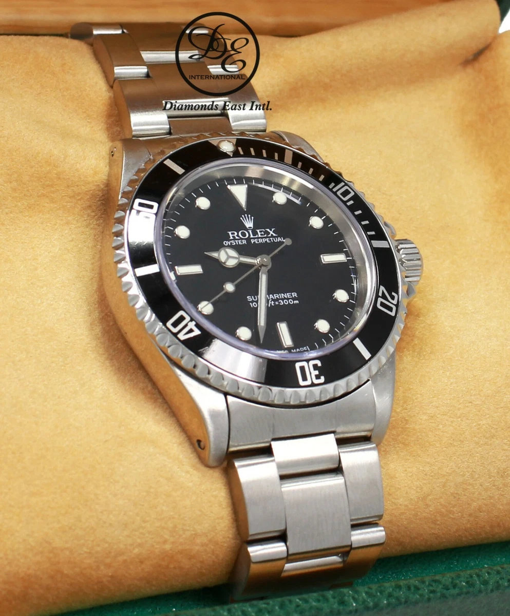 ROLEX Submariner 14060 Oyster Steel Black Dial Men's Watch *MINT