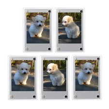 5 PCS Clear Fridge Magnetic Frame 60x90mm Compatible w/ Fuji Mini 9 8 8+ 70 7s