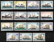 FALKLAND ISLANDS Scott 260-74 Stanley Gibbons 331A-45A CTO