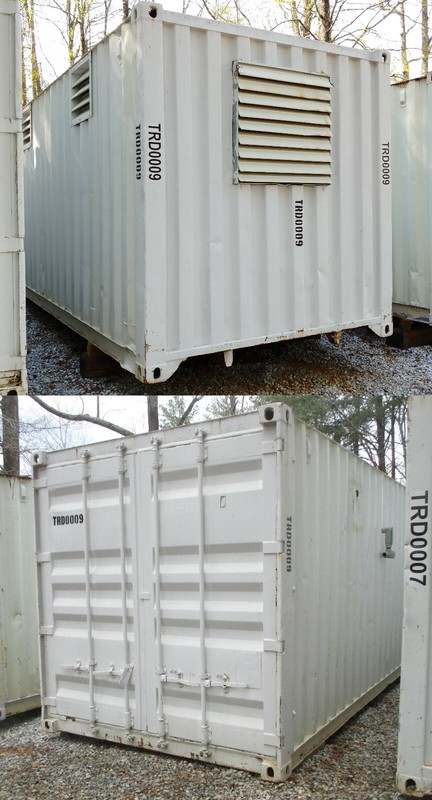 40 ft Container Shop - Climate Controlled Office + Inventory Storage w/ Racking - thumbnail 11
