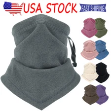 Winter Fleece Face Mask Scarf Balaclava Neck Warmer Gaiter Windproof Ski Bandana