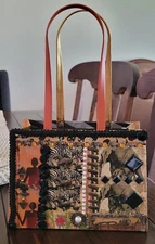 HOME DECOR: Hand Bag - DECORATIVE  ALL Metal, Hand Crafted