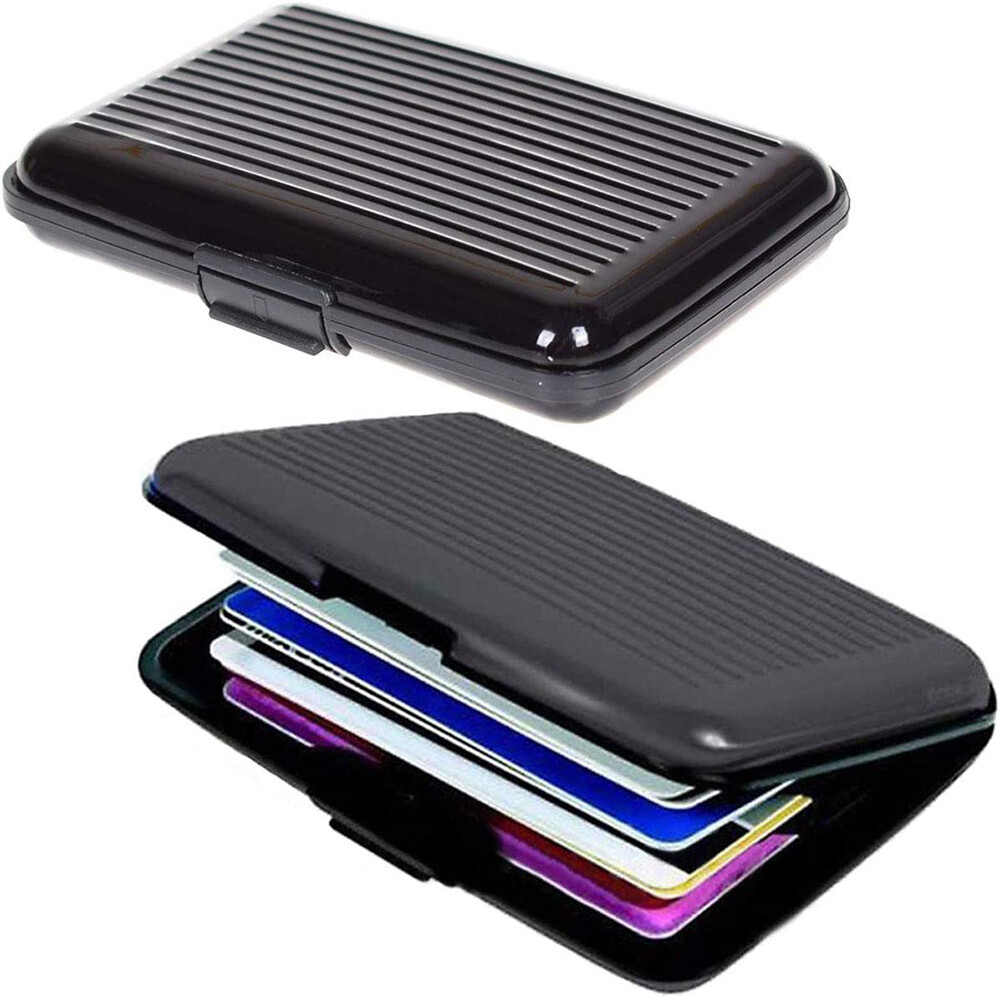 Waterproof RFID Blocking Credit Card Plastic Case Wallets Holder for Men Women