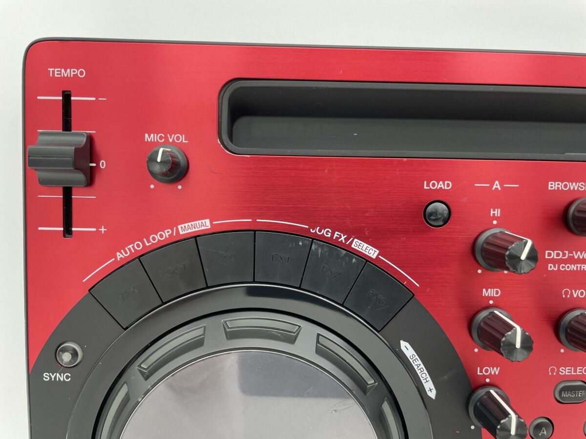 Pioneer DDJ-WeGO3-R DJ Controller Limited Edition Red Tested Pioneer DDJ-WeGO3-R DJ Controller Limited Edition Red Tested