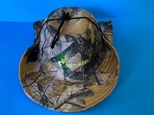 NOS NEW AUSSIE SAFARI SOLAR HAT CAMO MESH BACK ADULT ONE-SIZE GET REEL FISHING
