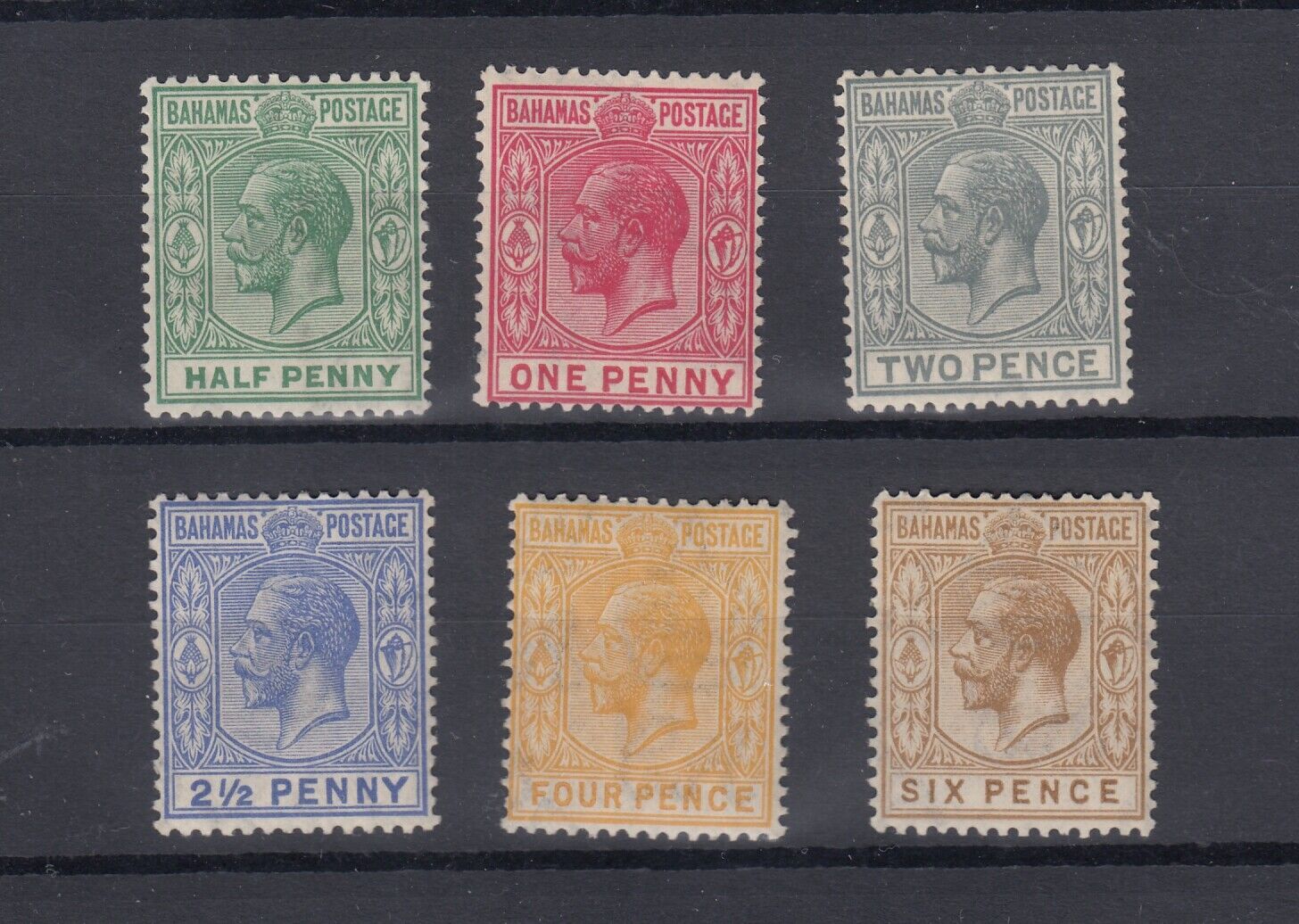 Bahamas KGV Collection Of 6 To JK4440 6d MVLH lowest price Excellence
