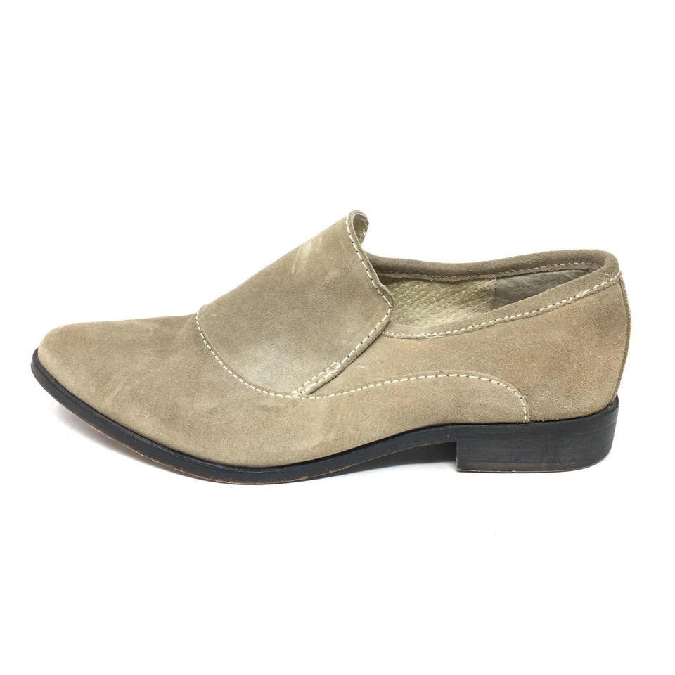 Free People сабо ботинок мокасины туфли женский размер 38 ЕС 7,5 США бежевый замши - Изображение 3 из 4