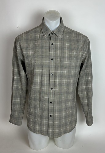 NN07 Deon Slim Fit Plaid Shirt Check Mens Size Small