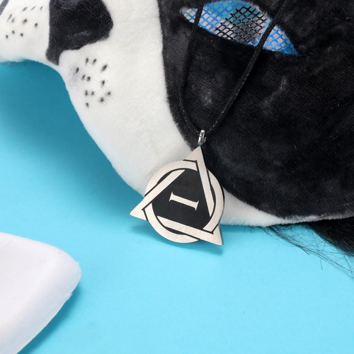 Therian Necklace Stainless Steel Therian Pride Symbol Necklace Therian Necklace - Picture 3 of 7