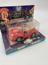 Vintage '99 The Chevron Cars Rudy Ragtop Red Convertible, Eyes Move, Doors Open