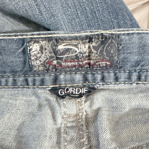 Silver Jeans Mens Gordie 40x30 Medium Blue Wash Relaxed Fit Straight Denim Jeans - Picture 4 of 9