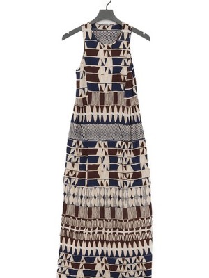 Alpha Studio Maxikleid S in Multi