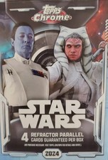 2024 TOPPS CHROME STAR WARS REFRACTOR AND RED WAVE