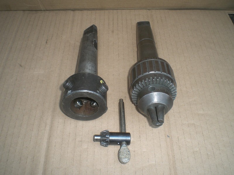 14N Jacobs Super chuck  1/2"  MT 4 Morse Taper 4 with and another adapter