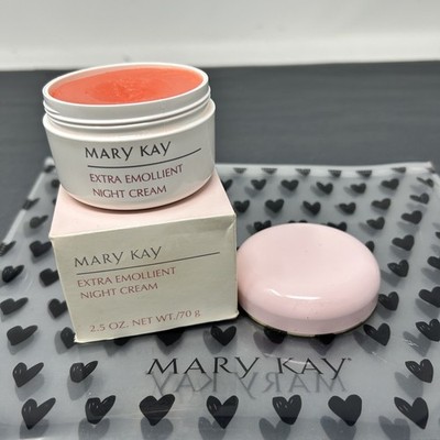 Mary Kay Extra Emollient Night Cream 2.5 oz Jar Full Sz #1097 RARE