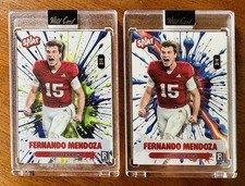 2026 Fernando Mendoza Rookie Card Lot 2 #d RC! Raiders Hoosiers Splat 2/4 + 3/4
