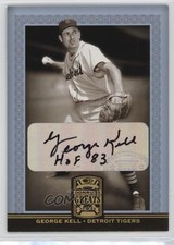 2005 Donruss Greats Gold Holofoil Signatures George Kell #32 Auto HOF n8a