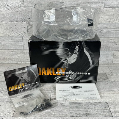 Oakley Hockey Visor Pro Modified Aviator Clear Half Shield Face RARE NEW!