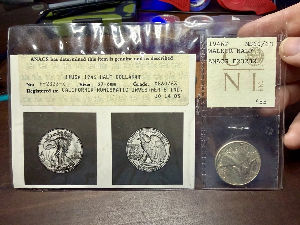 MS 60 Graded Liberty Walking Half Dollars (1916-1947) for sale | eBay