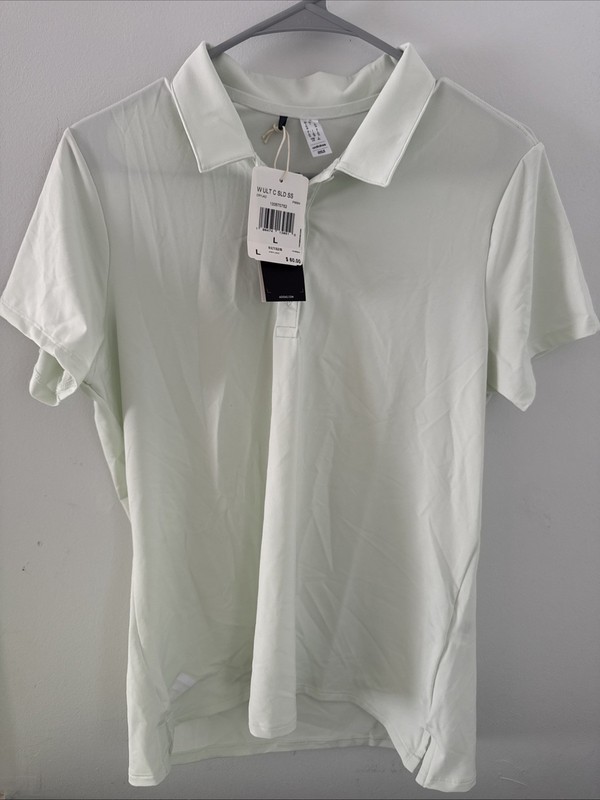 Adidas Women’s 365 Ultimate Golf Polo Shirt Linen Mint Green Size L MSRP$60 NWT