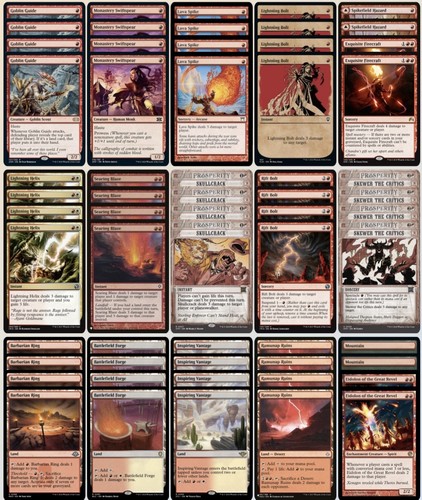MODERN Boros R/W Burn - MTG 60 Card deck - Magic The Gathering - MTG - Picture 1 of 1