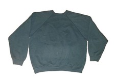Vintage 90s crewneck sweatshirt Blank Tultex Green Men's XL