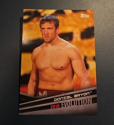 WWE Topps 2018 Card DANIEL BRYAN DANIELSON Wrestling Evolution Insert Karte E-12