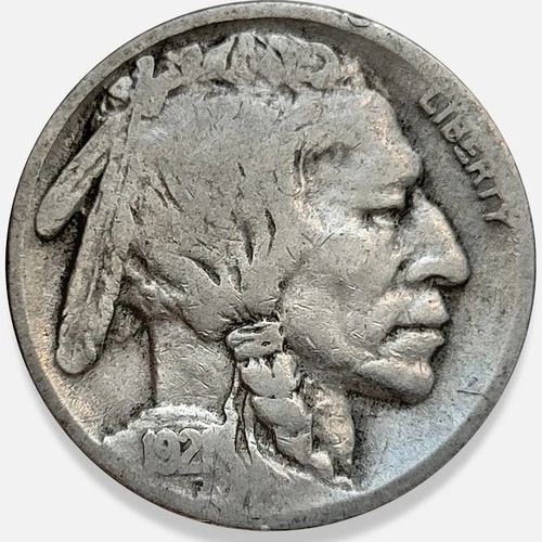 1921-P Buffalo Nickel 5c VG Good+* Original Surfaces * 1921P #2