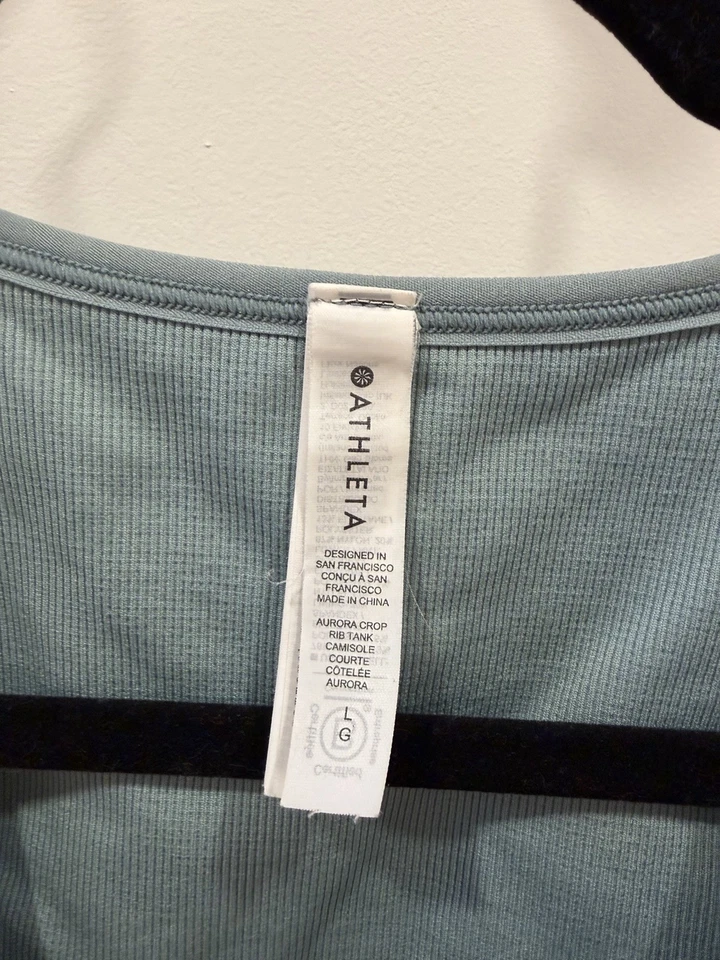 Tanque ATHLETA Aurora sem costura costela grande - Imagem 4 de 4