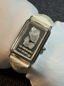 Vintage Sutton 1/10 Ounce Silver 999 Watch Sutton Suisse Tenth Ounce Fine Silver Ingot Watch | #1431059991 main image 2