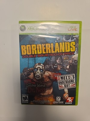 Borderlands Double Game Add On Pack Mad Moxxis Underdome Riot (Sealed Xbox 360)