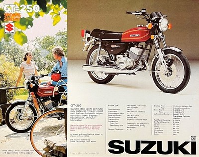 SUZUKI GT250 ポスター　オートバイ　ＧＴ ２５０ ＣＣＩ 未使用 s-l400.jpg