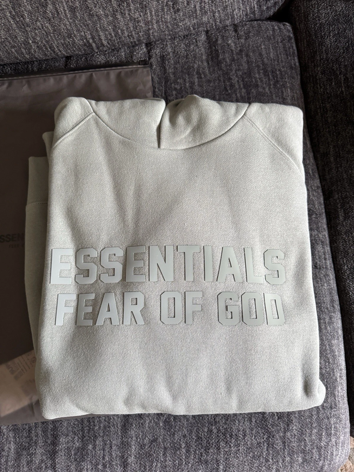 Felpa con cappuccio Fear Of God Essentials Sycamore taglia L