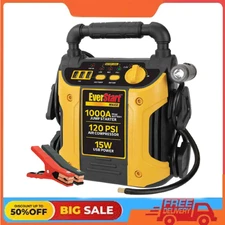 EverStart Maxx 1000 Peak Amp Jump Starter with 120 PSI Compressor