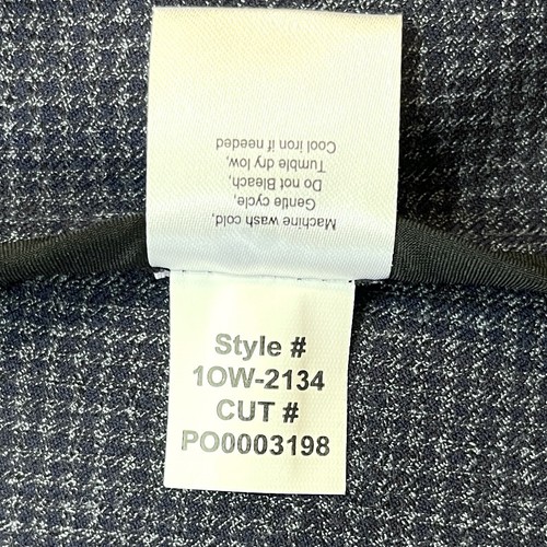 New w/ Tag Mizzen & Main Watson Suit Jacket Size Medium Regular Navy Gun Check - Picture 10 of 13