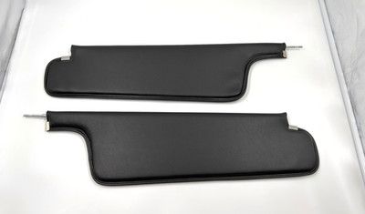 Black Sunvisor Set for 1973-1978 Dodge pickup = W100/W200/W300 (4x4)
