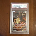 Team Rockets Meowth #203 Pokemon TCG Destined Rivals Illustration Rare PSA 10