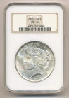1923 P PEACE SILVER DOLLAR NGC MS 64