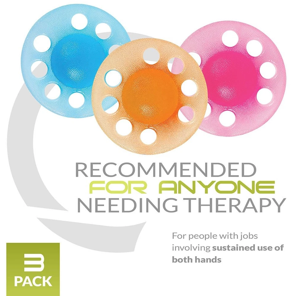 Тренажер для пальцев и усилитель рук (упаковка 3 шт. - легкий, средний, тяжелый) - Изображение 4 из 4