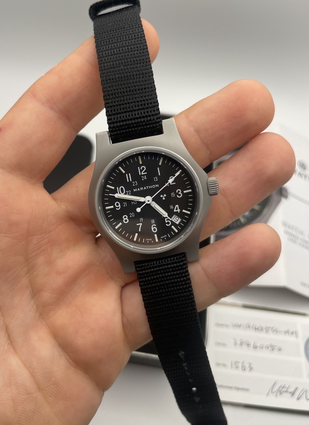 Marathon General Purpose 36 MM Quartz Watch (SSGPQ-D) WW194015SS-0101