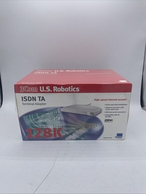 ISDN PRO TA 128K 3COM US ROBOTICS Free Shipping Tested