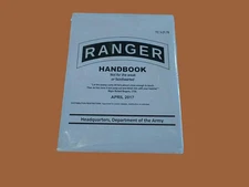 U.S ARMY RANGER HANDBOOK TRAINING BOOK MILITARY RANGER GUIDE BOOK