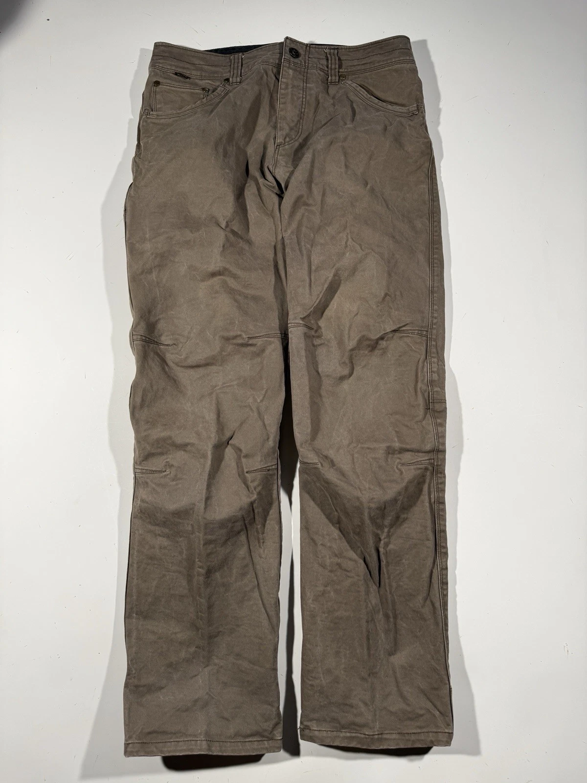 Kuhl Rydr Pants Men’s 32x32 Chocolate Brown Vintage Patina Dye Outdoors Hiking