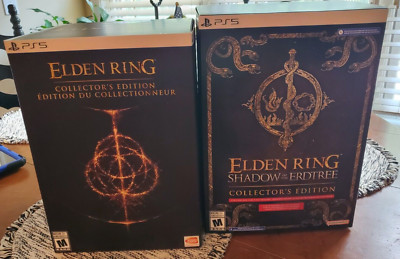 NEW/SEALED Elden Ring AND Shadow Of The Erdtree DLC Collectors Editions (PS5)