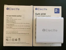 Elecife 65 watt GaN USB-C charger