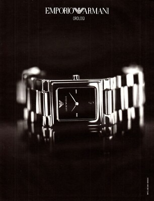 3w21638/ Alte Reklame aus 1999   EMPORIO ARMANIE