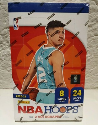 2020-21 Panini NBA Hoops Basketball - Hobby Box NEU & OVP Anthony Edwards RC  
